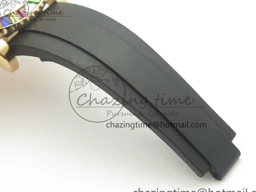 Noob Extra Edition (Free Black Strap) Yacht-Master Rubber 904L On Strap 116695SATS 40 Best 1:1 Case 1231